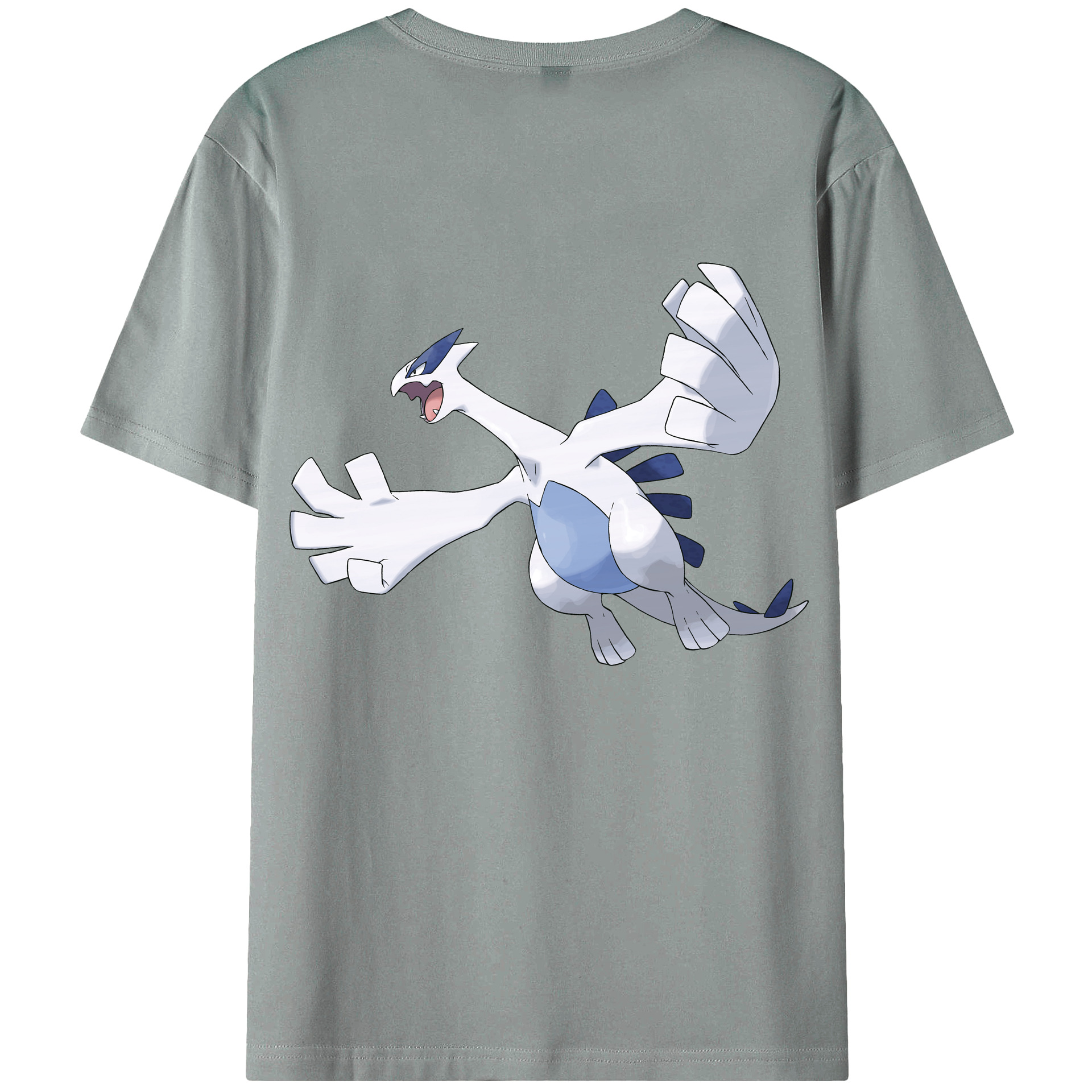 （画像用） ポケットモンスター Pokémon 綿100％ メンズ半袖Tシャツ（バックプリント） 通気性